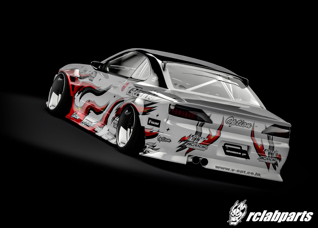 RC Car Livery - 2026 Street Drift Nissan Silvia S15 OriginLabo/D-max Silverfang RED