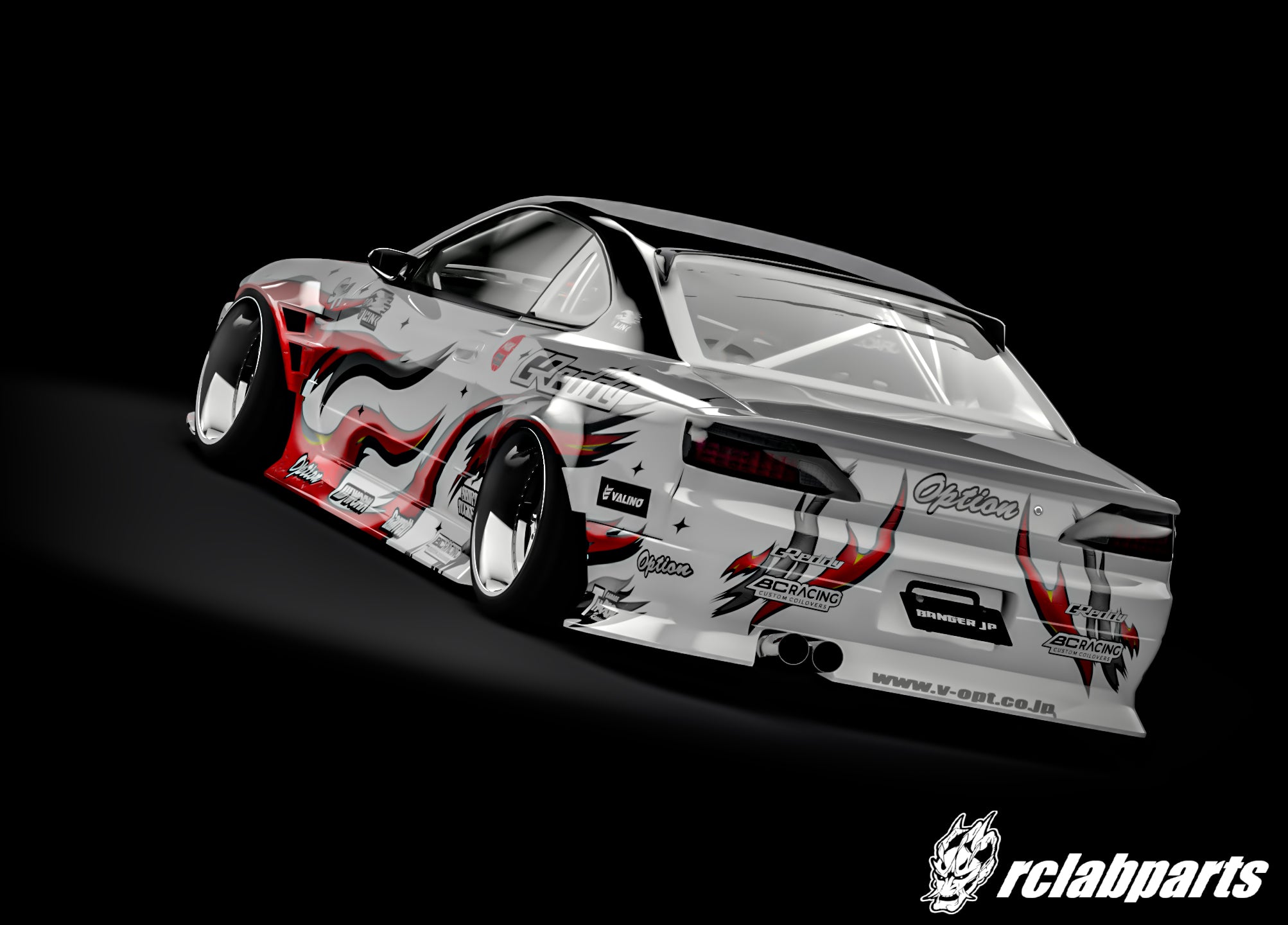 RC Car Livery - 2026 Street Drift Nissan Silvia S15 OriginLabo/D-max Silverfang RED