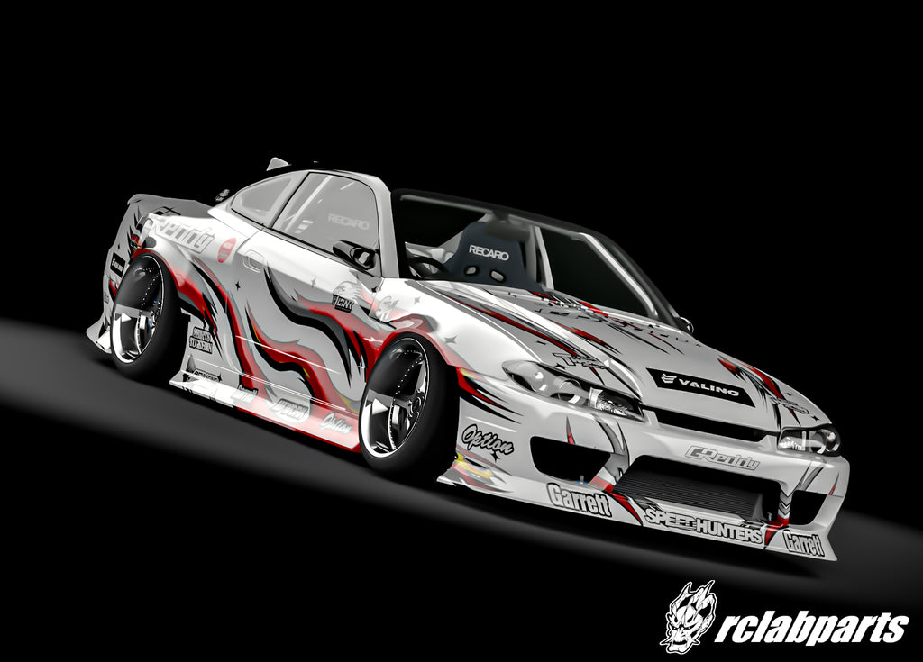 RC Car Livery - 2026 Street Drift Nissan Silvia S15 OriginLabo/D-max Silverfang RED