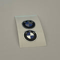 RC Scale Model Badges - 3D Decals with Chrome for 1:10 BMW Logo 2pcs