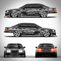 Pre-Cut RC Drift Decal Set Livery High Quality 1/10 Scale Models (Mirror Chrome)