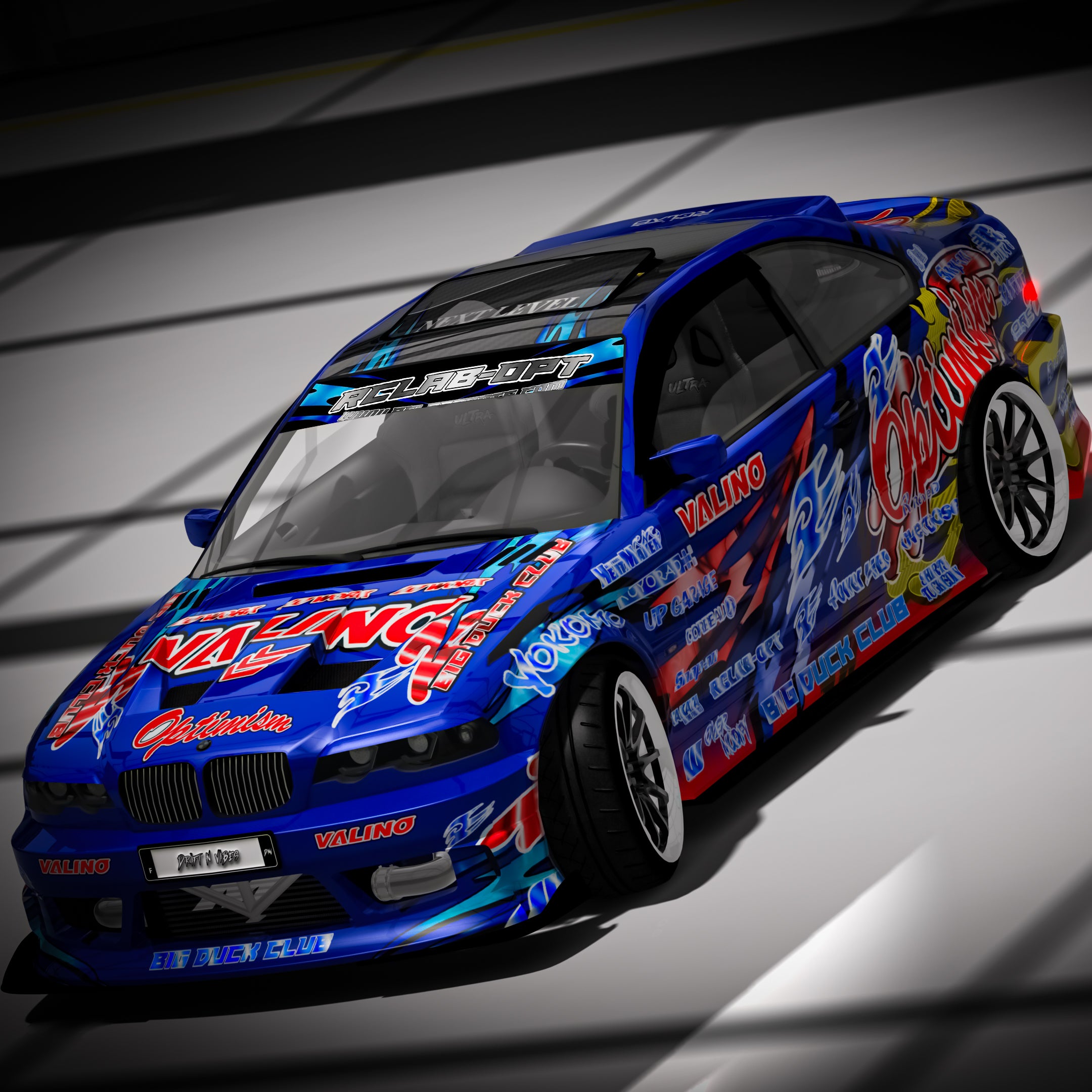 RC Car Livery - 2026 Animal Style BMW M3 E46 D1RC SpicyM