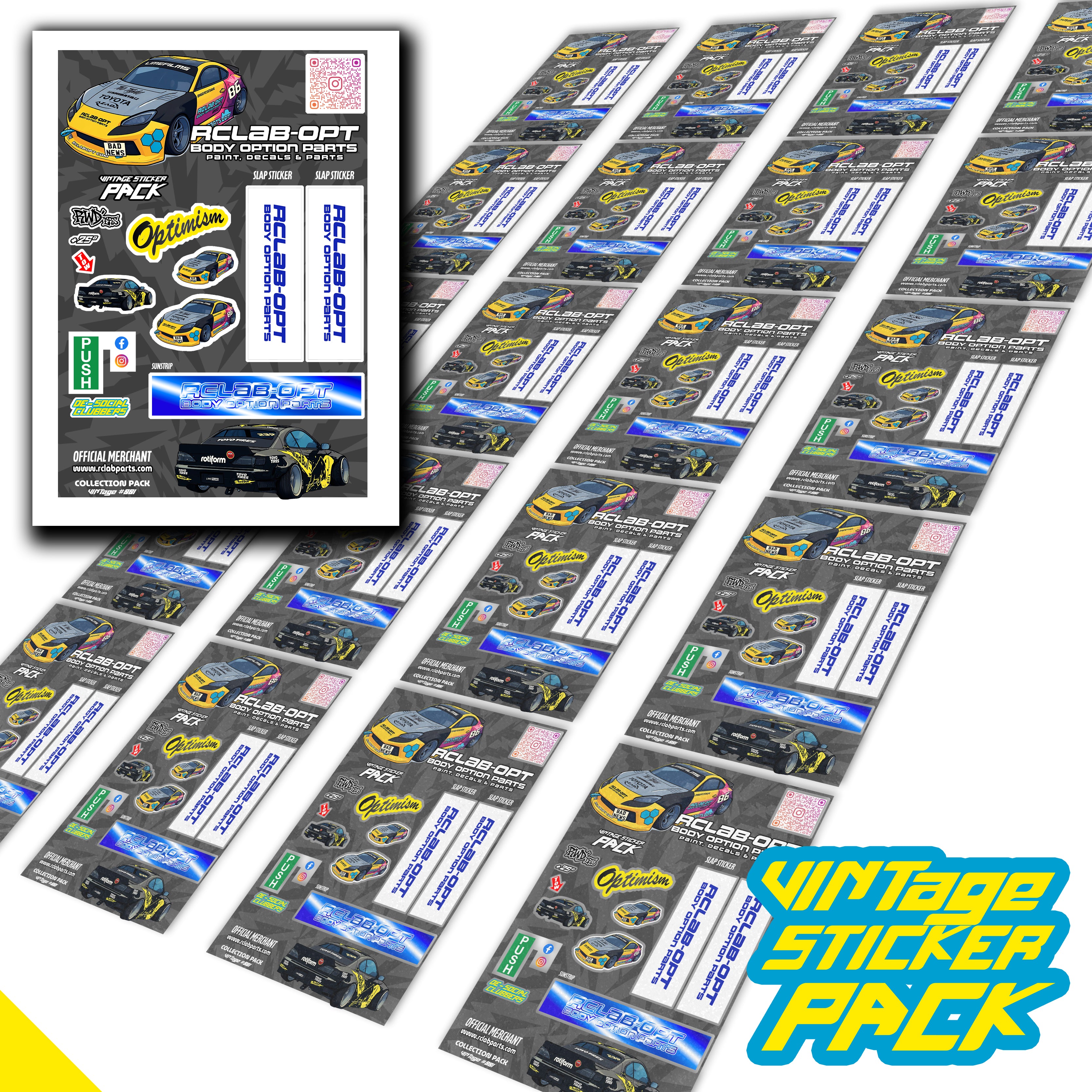 Vintage Sticker Pack #001