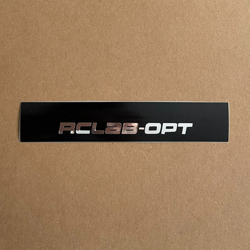 Front Window Banner / Sunstrip 160mm Width RCLAB-OPT (Mirror Chrome)