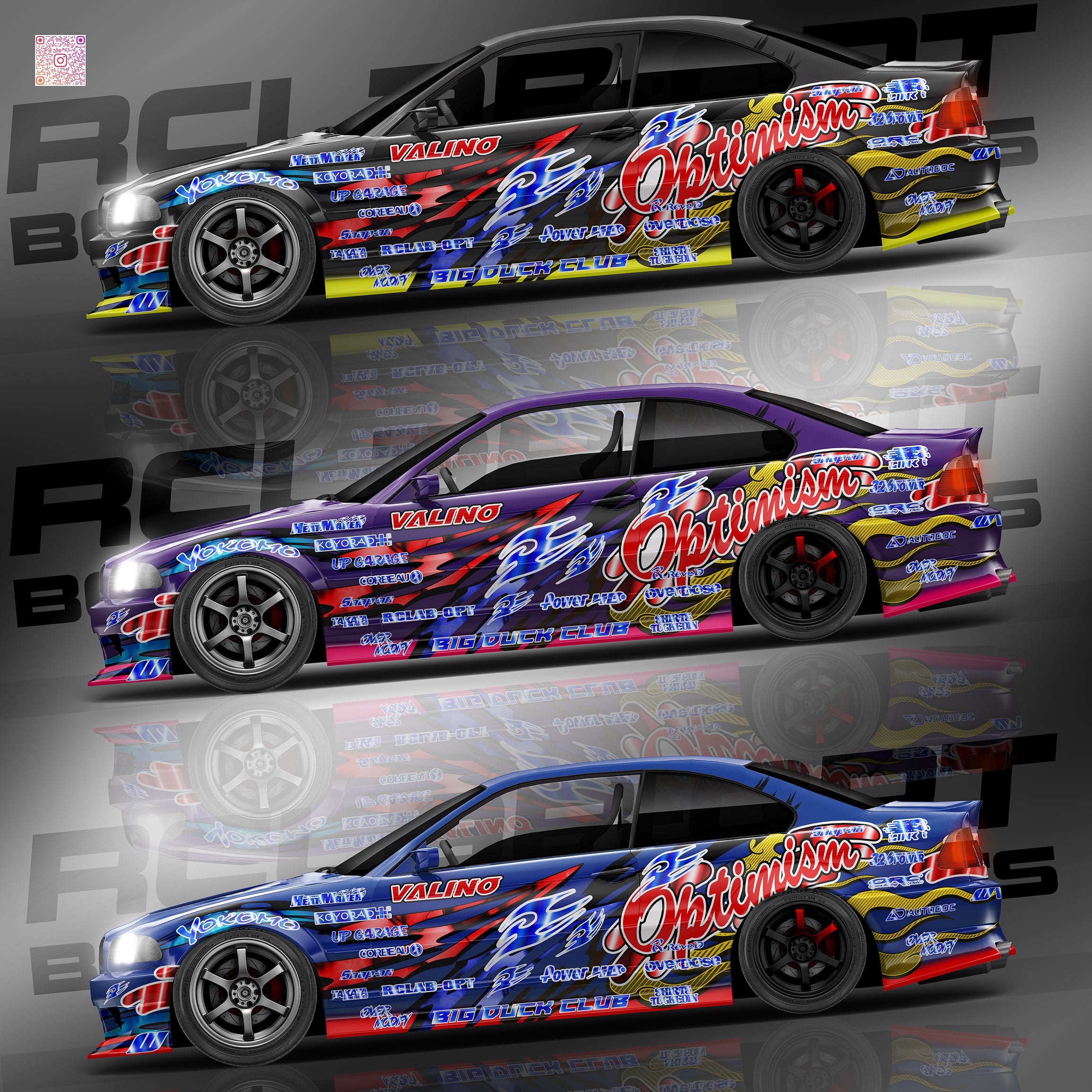 RC Car Livery - 2026 Animal Style BMW M3 E46 D1RC SpicyM