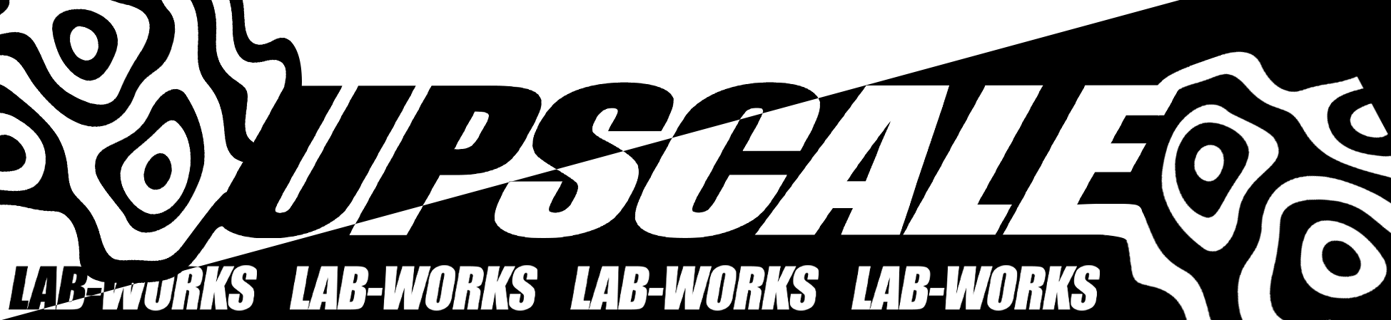 UPSCALE LAB-WORKS Slap Sticker 165x48mm - Automotive Vinyl, JDM